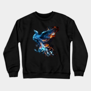 Winter Phoenix Rising Crewneck Sweatshirt